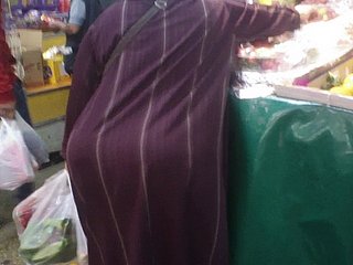 Obese Mature hijab