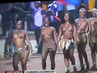 Danza Cultural de Sudáfrica en Calabar Carnaval 2017