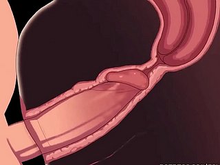 Hentai Animación sin censura: la rubia caliente tiene un gran orgasmo con espasmos