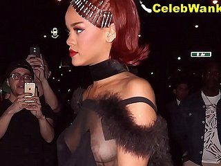 Rihanna Naakt Pussy Nip Slips Titslips See Through and More