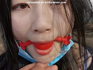 Chinese Girl Alfresco Bondage Dilettante Porn