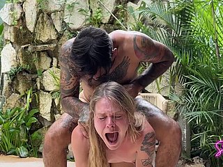 Penetrating anal be captivated by less tourist in Mexico