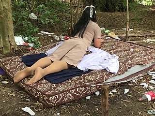 Thai ladyboy cram unescorted alfresco