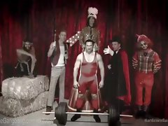 Circus Slut Gangbanged Hard by Top off