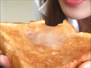 Bukkake japonesa spin tostado (Semen en los Alimentos)