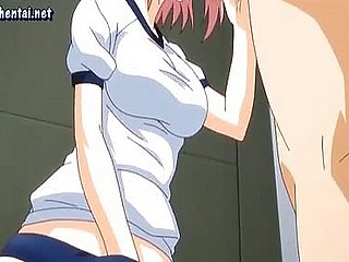 Anime cocks thổi và được khuôn mặt